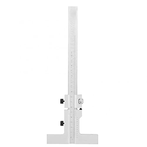 T-Type Vernier Caliper with Adjustment Carbon Steel Ruler Measuring Tool 0-160mm