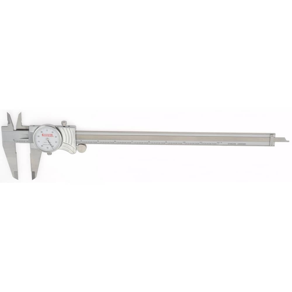SPI 12-043-6 Smooth-Movement Shockproof Dial Caliper: 0" to 12" Range