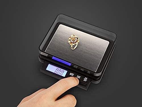 Digital Pocket Scale High Precision Portable Jewelry Electronic Balance(2000g/0.1g)