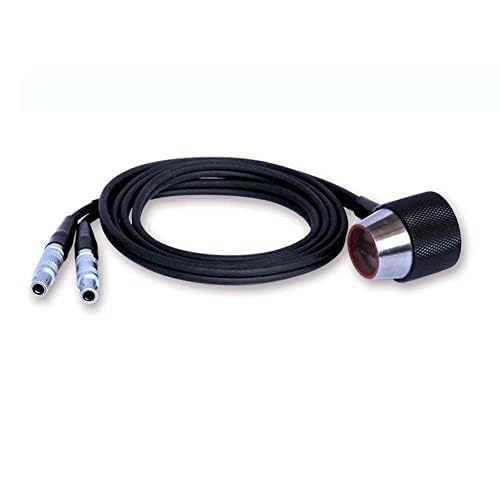 ZT-12 Ultrasonic Thickness Gauge Transducer 2MHz Cast Iron Probe with Measurement Range 4.0-300mm rystal Diameter 12mm Frequency 2MHz for UM-1 UM-1D UM-2 UM-2D UM-4 Ultrasonic Thickness Tester