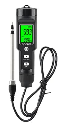2 in 1 EC-8801 Digital Waterproof EC/Temp Test Meter EcTester