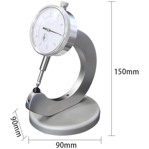 Thickness Gauge Meter for Eyeglasses, Measurement Range 0–10mm, Accurate Scale for Optical Shops