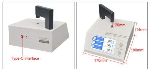 Spectrum Transmission Meter UV IR Light Transmittance Meter Tester Film Glass Window Tint with UV 365nm Visible Light 550nm IR 940nm