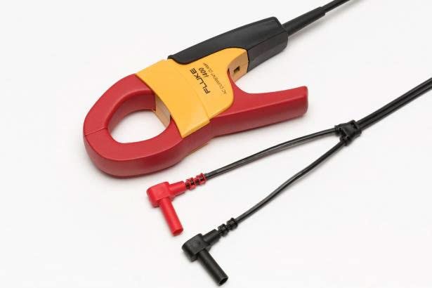 Fluke 87V/IMSK Industrial Digital Multimeter with Fluke i400 Current Clamp Kit, Converts 87V Into Clamp Meter, AC Current Measurements Up to 400 A, Includes Temp Probe, Test Leads and Alligator Clips