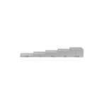 Thickness Calibration Block 5 Step 6063 Aluminum Calibration Block&Test Block& with Thickness 2.5-5-7.5-10-12.5mm for Thickness Measuring