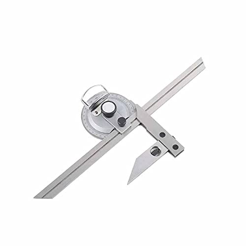 360 Degree Universal Bevel Protractor Angle Measuring Finder Goniometer Angular Ruler with Magnifier Woodworking Tool