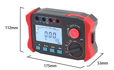 2500V Insulation Resistance Meter Tester for Measuring The Resistance Value of Various Insulating Materials and The Insulation Resistance of Transformers,Motors,Cables and Electrical Equipment