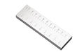 Single-Channel Fineness Grind Gauge Gage Grindometers, 0-100 µm, 8-0 Hegman