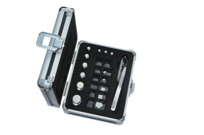 F1 1mg-100g Standard Weight, Material: Stainless Steel, Structure: Solid, Density：7.9g/cm³, with golves and tweezers