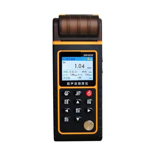 Ultrasonic Thickness Gauge SW-6530 - Steel Plate, Metal, Glass, Plastic Thickness Measurement Tool