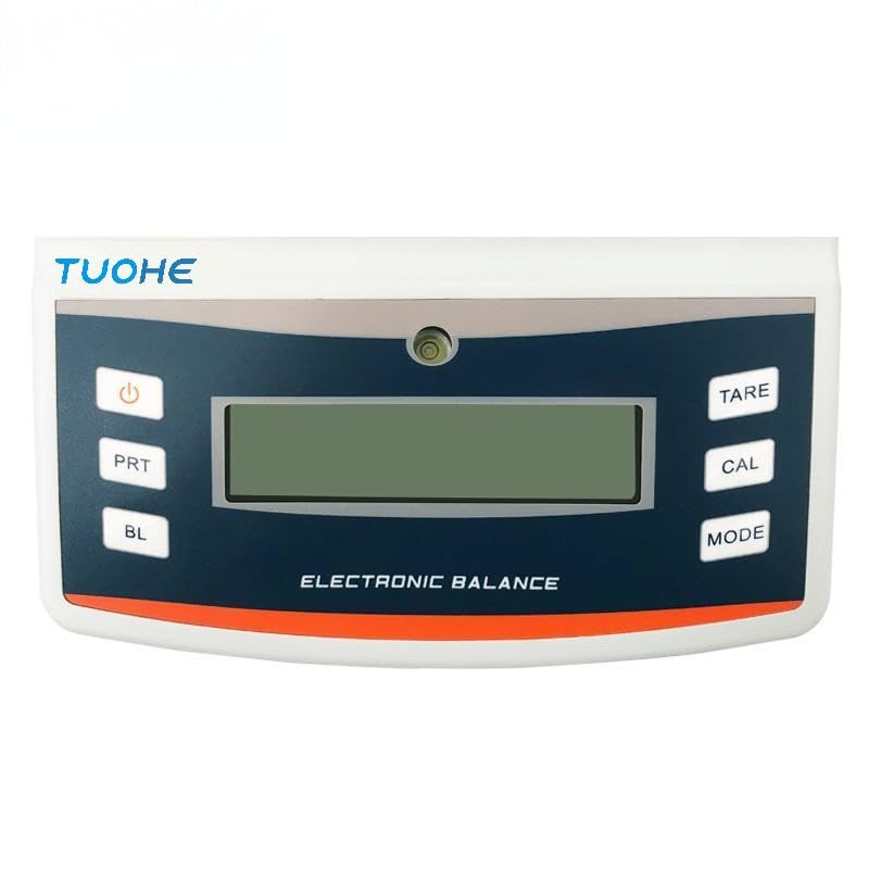 Tuohe 0.01g High Precision Lab Scale, Electronic Analytical Balance with RS232 Interface, Counting & Tare Function, LCD Backlight for Laboratory, Industrial & Commercial Use (Grams, 1000)