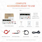 Voltage Withstand Tester, Hi-Pot Insulation Resistance Testing Tool, LED Digital AC Tester for Electrical Equipment Safety