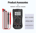 Meter Testers Count Electrical Transistor Capacitance with LCD Backlight multimeter