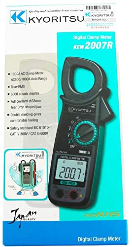 KYORITSU 2007R Digital AC Clamp Meter KEW 2007R Clamp Tester Fully Safety Jaw Accurate Reading