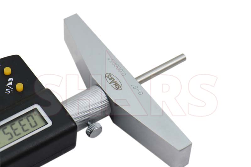Shars 0-6" Electronic Depth Micrometer, 303-2508 New ]P