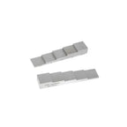 Thickness Calibration Block 5 Step 6063 Aluminum Calibration Block&Test Block& with Thickness 2.5-5-7.5-10-12.5mm for Thickness Measuring