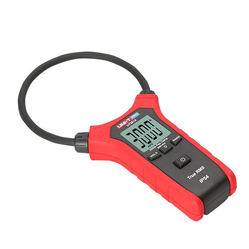 UNI-T UT281A UT281C UT281E AC 3000A Digital Flexible Clamp Meter Multimeter Handheld Voltage Current Resistance Test Backlight.(UT281C)