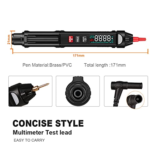 3 in 1 Pen-Type Digital Multimeter True + Voltage Test Pen + Phase Sequences Meter Color Screen