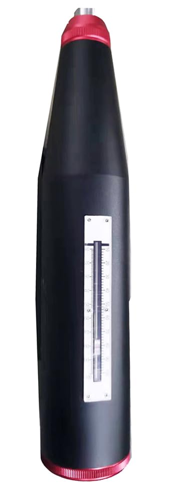 Concrete Rebound Hammer Tester Concrete Test Hammer Concrete Test Strength Hammer Resiliometer Pointer Length 20.0±0.2 mm Pointer Friction 0.65±0.15 N for Building Panels Beams Columns Bridges