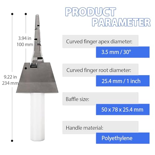 Test Probe, 3.5mm Hinged Electric Shock Protection, UL Articulated Bend Test Finger Accessibility Probe for Electrical & Laboratory Use