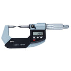 AAGAZA Electronic Outside Micrometer, 0-25mm Digital Point Double Tip Micrometer, Gauge Meter 0.001mm Thickness Measuring Gauge Tools, Carbide Tips/378