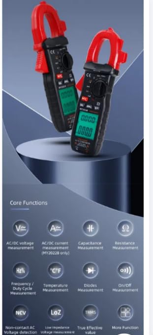 Clamp Meter MY2022B Digital Multimeter Electrical Multi Tester