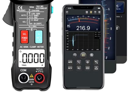ZT-5BQ Digital ClampmeterMultimeter TrueRMS VoltmeterAmmeter AutoRang NCVTester