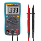 Digital Multimeter 2000 Counts Auto-Ranging AC/DC Ammeter Voltage Meter Voltmeter Ohm Mini Pocket Meter