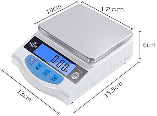 Electronic Scales High Precision Analytical Electronic Balance Jewelry Scales Lab Digital Scales Kitchen Precision Weighing Scale 0.01g Calibrated & Ready with LCD Display Tare Zer(300g/0.01g)