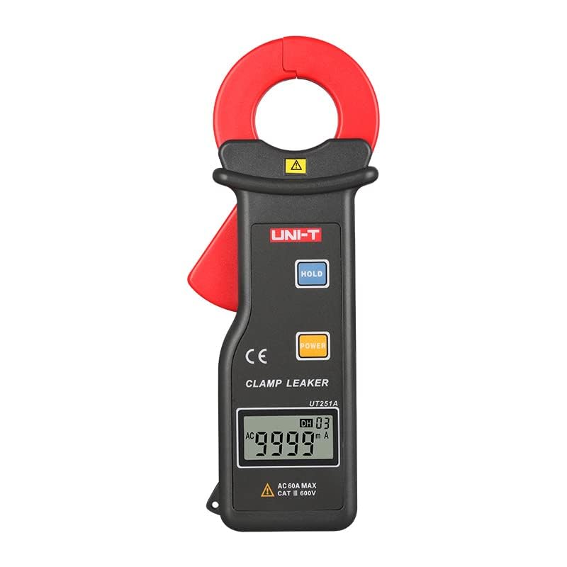 UNI-T Uni-Trend Multimeter clamp Meter UT251A UT251C UT253A Current Leakage clamp Meter Digital Detector High Accuracy Sensitivity Amp Amperometric Leak Tester(UT251A)