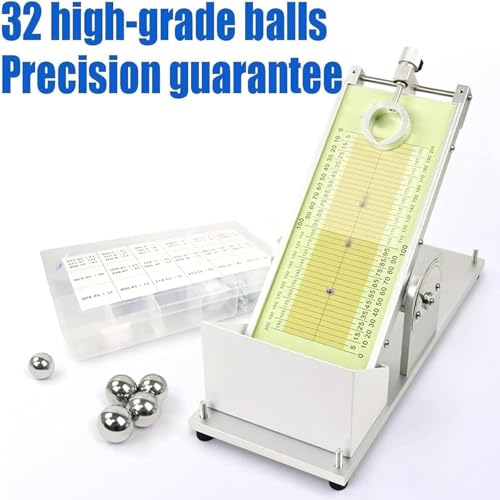 Adhesive Tape Tester with Adjustable Angle and Steel Balls for Accurate Tack Measurement in Labeling and Sticking Applications