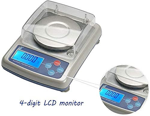Electronic Scales Digital Scales Precision Analytical Electronic Balance Precision Jewelry Scales Kitchen Precision Weighing Scale 0.001g Calibrated & Ready(300g/0.01g)