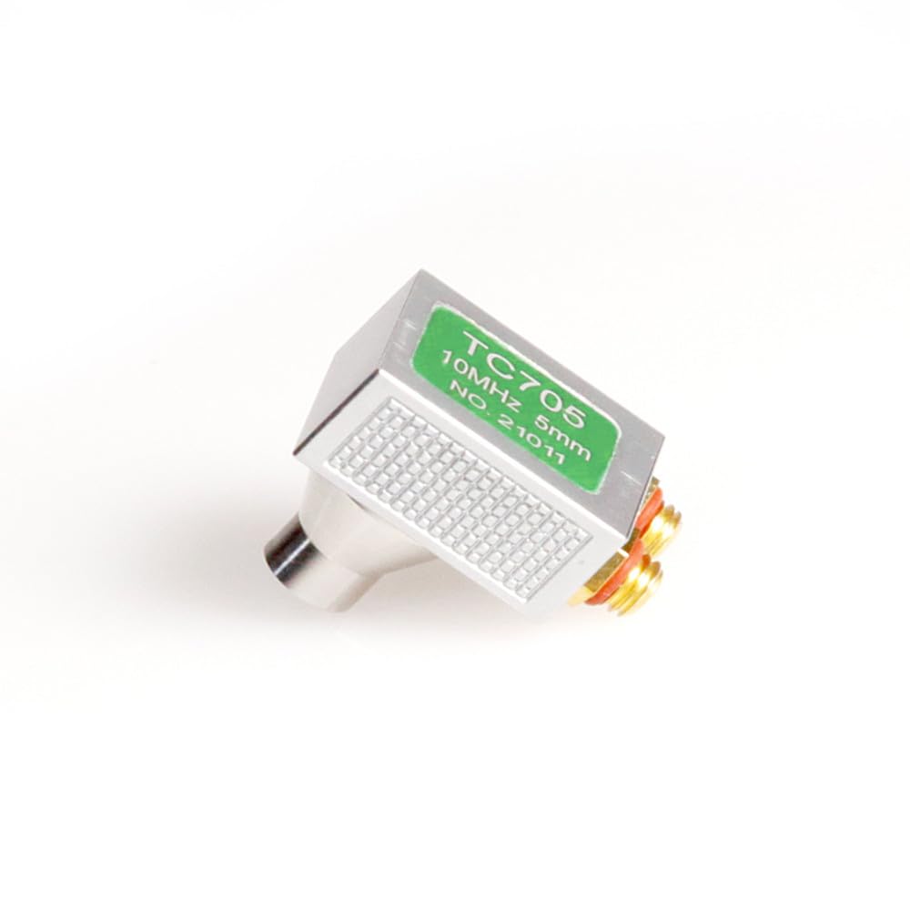 YUSHI Ultrasonic Thickness Gauge Standard Probe/Transducer Collection（TC510, 0.03'' to 11'', 5MHz）with Certificate