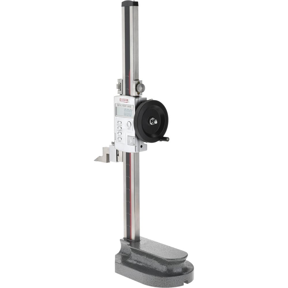 SPI 15-372-6 Single Beam Electronic Height Gage: 0-12" (300mm) Range