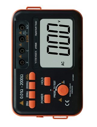 Victor 4105A High Accuracy Digital LCD Ground Earth Resistance Current 200V Tester Resistivity Tester Earth Electrical Meter 20Ω-2000Ω