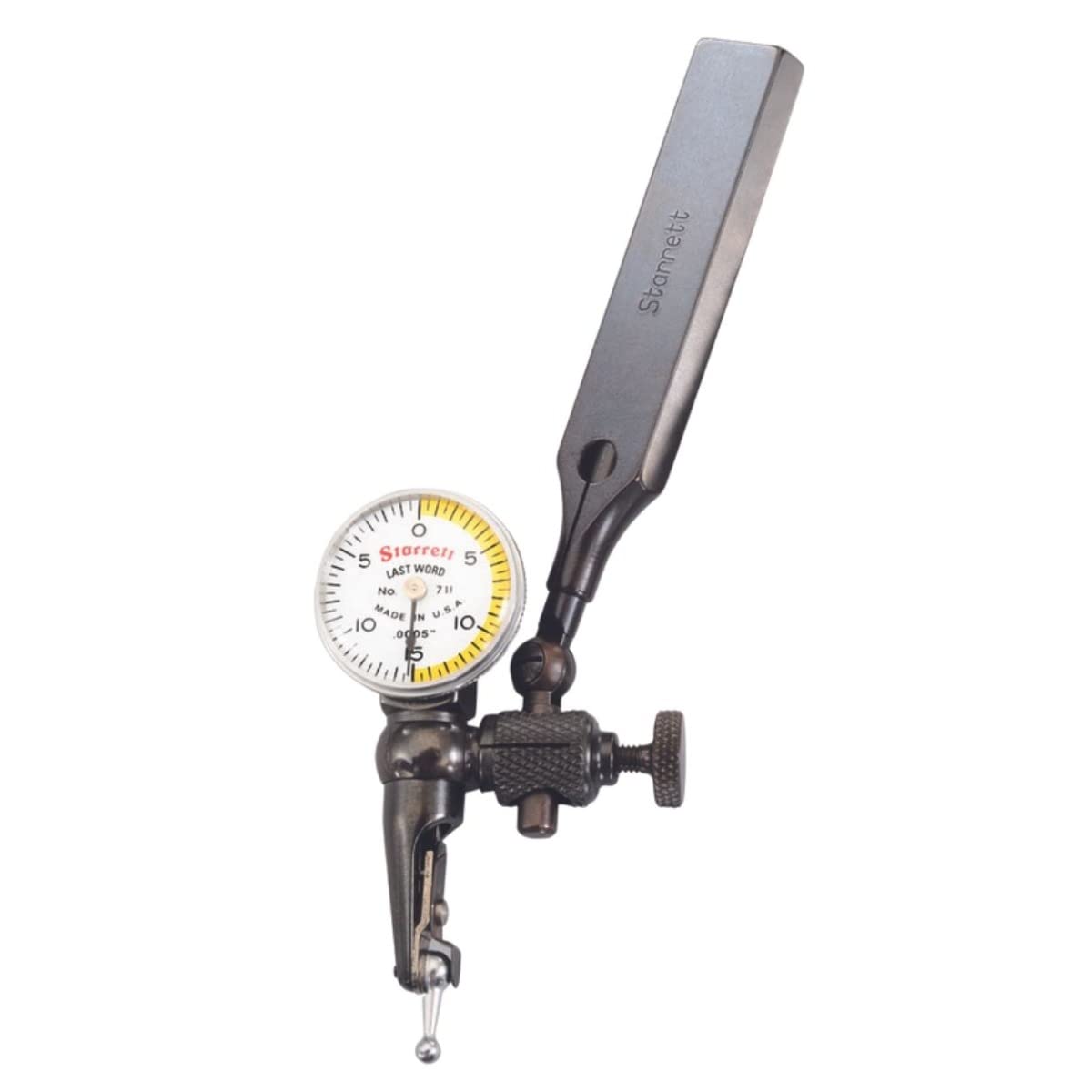 Starrett 711 Last Word Dial Test Indicator, .030" Range, .0005" Graduation