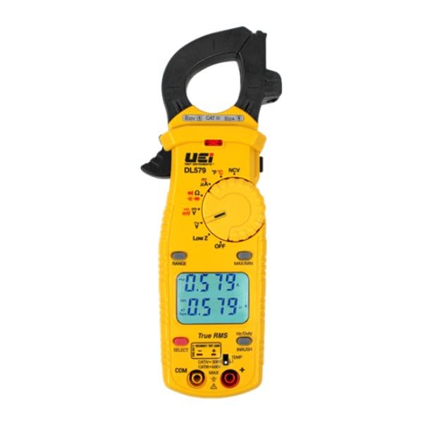 Generic DL579 Multimeter Digital & TRMS Clamp with Temp-Capacitance-Inrush
