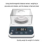 Electronic Analytical Balance, High-Precision Laboratory Scale with Draft Shield, Suitable for Scientific and Jewelry Use (300g/0.001g)
