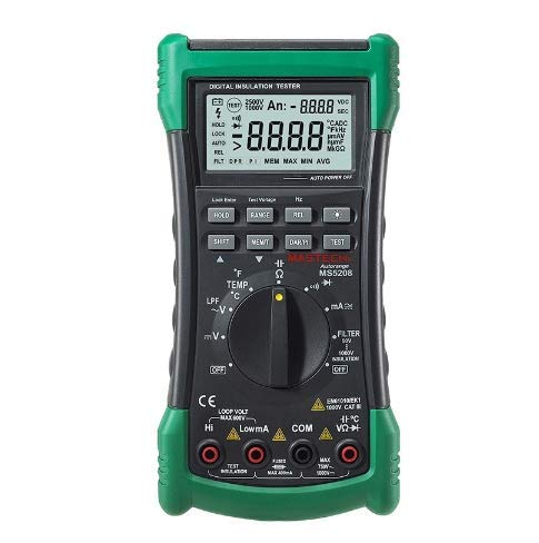 3 in 1 6600 Counts Digital Multimeter, Insulation Resistance Tester, Megohmmeter, True RMS AC Voltage Current Temperature