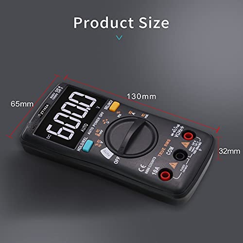 Digital Multimeter 6000 Counts Auto 113D Back Light Voltmeter Transistor Tester Frequency Diode Temperature