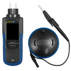 PCE Instruments, PCE-ECT 50-UK Electrical Tester for Earthing/Continuity, Measures 0–2000 Ω with Backlit Two-Colour LCD, Installation Cat III, IP40 Protection, 7 m Safety Lead