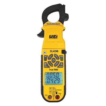 UEi Test Instruments Clamp Meter, Digital, 1000 Max. DC Volts