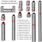 Precision Inside Micrometer 50-1000mm Range, 0.01mm Accuracy, Includes Extension Rods for Industrial Measurement & Quality Control,