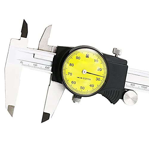0-150 Mm Metric Gauge Measuring Tool Dial Vernier Caliper Shock-Proof 0.01