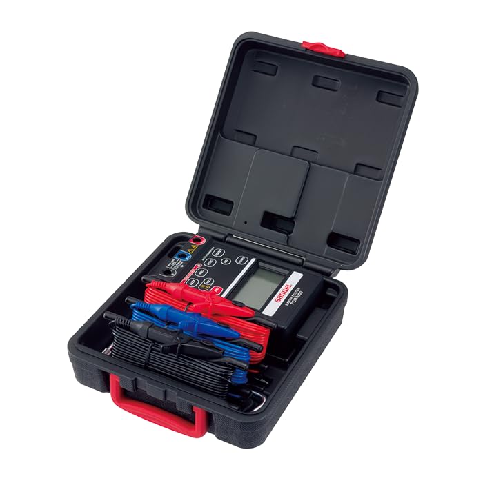 Japan Sanwa PDR302 Analog Type PDR4000 Digital Type Earth Testers Earth Resistance Tester Easy to Read with Backlight(PDR4000)