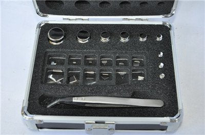 F1 1mg-100g Standard Weight, Material: Stainless Steel, Structure: Solid, Density：7.9g/cm³, with golves and tweezers