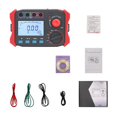 2500V Insulation Resistance Meter Tester for Measuring The Resistance Value of Various Insulating Materials and The Insulation Resistance of Transformers,Motors,Cables and Electrical Equipment