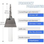 Articulated Test Finger Accessibility Probe, 3.5mm UL Test Curved Finger,for Electrical, Industrial, Scientific and Laboratory