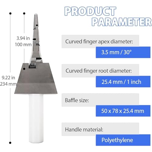 Articulated Test Finger Accessibility Probe, 3.5mm UL Test Curved Finger,for Electrical, Industrial, Scientific and Laboratory
