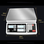Digital Precision Electronic Scale, Precision Analytical Electronic Balance Jewelry Scale with LCD Display for Science/Industry/Gold,Size_name-30kg/0.5g